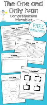 The One And Only Ivan Novel Study Freebie One And Only Ivan One And Only Read Aloud Activities