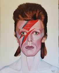 Here are a few of David Bowie's paintings..