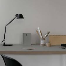 Artemide Tolomeo Micro Tischleuchte Mit Fuss Schwarz 51987