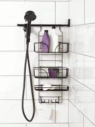 10 Stylish Bathroom Storage Solutions Bathroom Storage Solutions Shower Storage Shower Organization