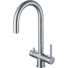 Side spray faucets are fitted either to the left or to the right of the main faucet, as preferred. Franke Eos Kitchen Faucet With Hot Cold Supply Plus Filtered Water Supply Fft3350 Bliss Bath And Kitchen