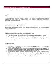 Untuk memulai inisiatif kerjasama maka salah satu instansi membuat surat permohonan kerjasama. Peraturan Penanggungan Kerja 2007 Infolib