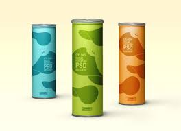 Free Cylinder Tube Chips Packaging Mockup Psd Chip Packaging Packaging Mockup Packaging Template Design