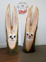 Osterhase Hase Aus Rund Holz Gesicht Handgemalt Malen Auf Holz Dekoration Nicht Nur Fur Ostern Made Ostern Basteln Holz Osterhase Osterhasen Basteln Holz