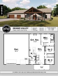 Check spelling or type a new query. Post Frame Home Barndominium Plan Grand Valley Barn Homes Floor Plans Pole Barn House Plans Barn House Plans