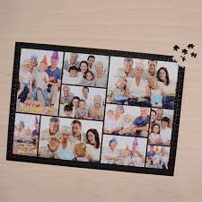 1000 piece jigsaw puzzle is the most popular size for traditional jigsaw puzzles as well as personalized. Black Ten Collage Extra Large Puzzle 1000 Piece Personalized Photo Jigsaw Puzzle Gift