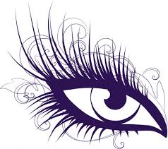 eye with lashes - Clip Art Library