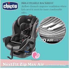 The seat shell is also reinforced with a steel frame. Chicco Nextfit Air Zip Max Extended Use Convertible Isofix Baby Car Seat Newborn Till 29kg Vero Q Collection Free Gift