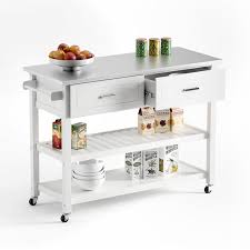Otto Rolling Kitchen Island With 2