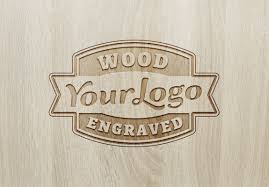Wood Engraved Logo Mockup 2 Fribly Free Logo Mockup Free Logo Mockup Psd Logo Design Free