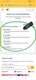 Votre colis est arrivé sur son site de distribution. Afterhender Afterhender Twitter