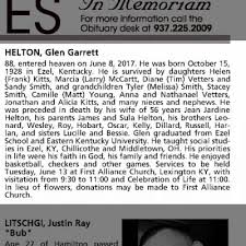 Obituary for Glen HELTON Garrett, 1928-2017 (Aged 88)
