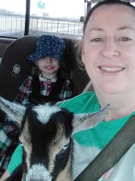 Is the goat excited about the grandbaby?