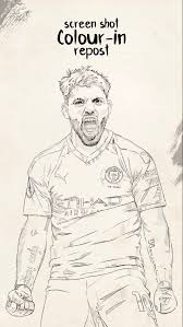 Manchester city logo coloring book. Manchester City On Twitter Little Something For You Guys To Play About With While There S No Footie Let S See Your Best Colouring Job On Aguerosergiokun Either Digitally Or Printed Out More