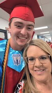 Wishing former students good luck in their future endeavors