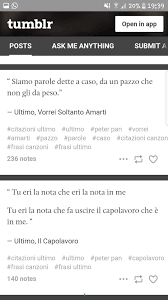 Pin Di Gaia Deprosperi Su Ultimoo Citazioni Parole Canzoni