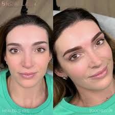 Healed powder brows, done...