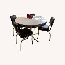 wayfair 1950s style dining table w/ 4