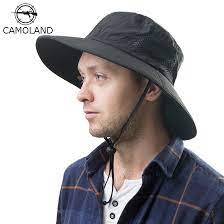 Upf 50 Summer Wide Brim Bucket Hat Waterproof Breathable Packable Men Women Sun Hat Fishing Safari Boonie Hat Beach Panama Hat Men S Bucket Hats Aliexpress