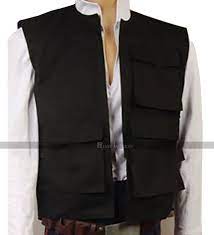 Star Wars Return Of The Jedi Harrison Ford Han Solo Black Vest Han Solo Vest Harrison Ford Han Solo Black Vest