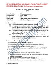 Berikut ini, soal essay pai untuk sma/ma/smk kelas xi dimulai dari soal nomor 16 sampai dengan 25. Rpp Akidah 8 K13 Contoh