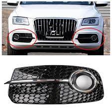 Left Sq5 Style Fog Light Grill Grille For Audi Q5 13 16 Don T Fit Sq5 Sline Audi Q5 Audi Sq5