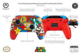High quality√us stock√fast shipping√top us seller√. Amazon Com Powera Enhanced Wireless Controller For Nintendo Switch Mario Pop Only At Amazon Video Games