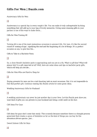 40 th birthday party ideas for men with free printable. Gifts For Men Buzzle Com By Natalieespinoza858 Issuu