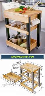 Kitchen Cart Plans Furniture Plans And Projects Woodarchivist Com Woodworking Plans Kitchen Kitchen Island Plans Diy Kitchen Cart