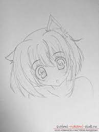 Desene in creion cu fete anime. Cum SÄƒ Desenezi O FatÄƒ Intr Un Creion Sau O FatÄƒ De PisicÄƒ Anime
