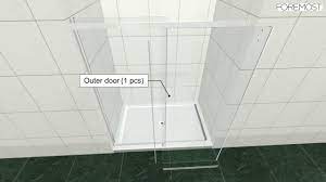 Lagoon 5/16″ frameless double roller tub and shower doors. Lagoon Double Roller Door Installation Video Youtube