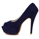 Navy blue shoes for women