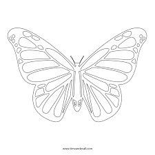 Monarch Butterfly Stencil Printable Butterfly Stencil Butterfly Printable Butterfly Outline