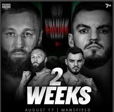 Get your tickets for this awesome fight card. But particularly for the main  card with Mayhem's @chucky_francis vs former world champ @team_b.o.d_boxer.  These two love to fight and it will be a