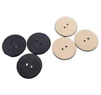 Passive 13.56MHz FUDAN F08 1K Byte Chip Washable PPS Button RFID Laundry  Tag for Garment