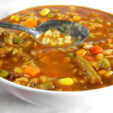 And it cooks alphabet soup on the doll's kitchen stove for the dolls and cuddly toys. Recipe Alphabet Soup All Recipes For Cooking