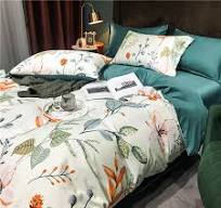 Amazon.com: Juego de ropa de cama de 100% algodón floral de ...