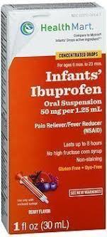 health mart infants ibuprofen concentrated drops berry flavor 1 oz