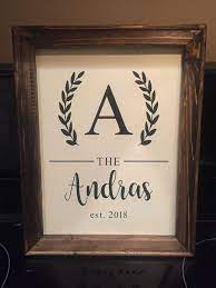 Reverse Canvas Cricut Last Name Wall Art Reverse Canvas Name Wall Art Cricut Projects