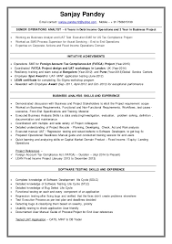mortgage business analyst resume