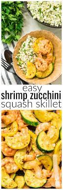 Easy Shrimp Zucchini Squash Skillet Loaded With Flavor Recipe Shrimp Zucchini Squash Recipes Paleohacks Recipes
