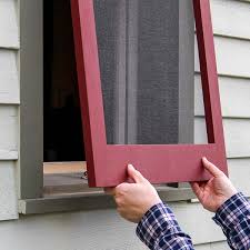 Most double hung window screens have two tabs located at the bottom. How To Make Diy Wood Window Screens Free Plans Saws On Skates