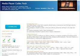The windows 10 codec pack supports almost every compression package codec components: Windows Mediaplayer Codec Pack