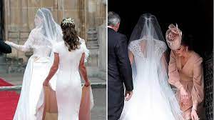 Neue vogue v1032 hochzeit kleid muster uncut formale abend reich braut kleid größen wählen. Pippa Middleton Pippa Vs Kate Und Welche Hochzeit War Nun Schoner Augsburger Allgemeine