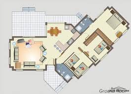 مخطط استراحه المسقط الافقى Modern House Plans House Plans Luxury House Designs