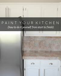 paint kitchen cabinets in 10 easy steps
