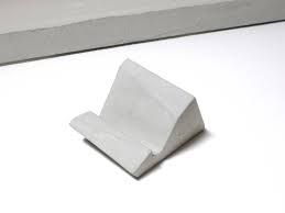 Vertical (2w x 3 1/2h) business card holders / gift card holders. Concrete Desktop Business Card Holder Vertical Business Cards Shabibi Sheep Workshop