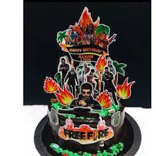Confira modelos com chantilly, simples, toppers e muito mais! Free Fire Cake Topper Shopee Malaysia