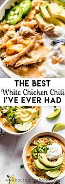 White Chicken Chili Recipe In 2021 White Chili Chicken Recipe Chicken Chili Recipe Chili Recipe Easy