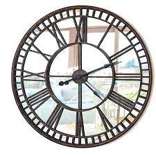 Roman numeral wall clock $389. 18 Wall Clocks Mirrors Ideas Mirror Wall Clock Mirror Wall Wall Clock